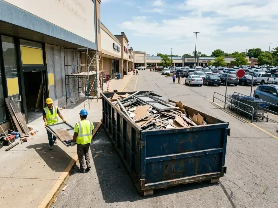retail-store-renovation-debris-003 — frequently asked questions, Roll-off Dumpster Rentals in Hoopeston, IL